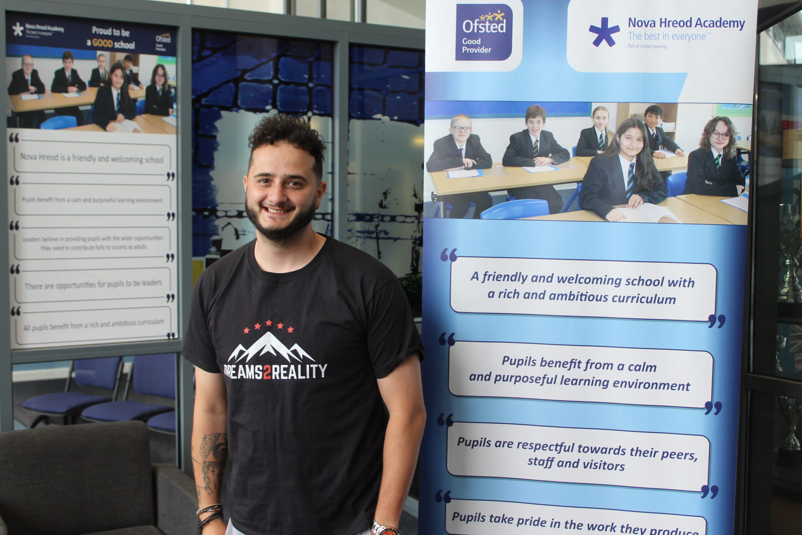Wilfred Webster Inspires Year 11 Students at Nova Hreod Academy